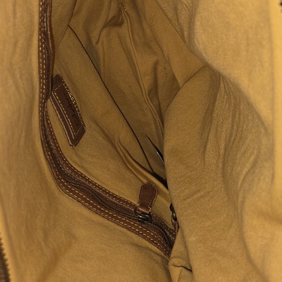 Cole Haan Cony Flap Woven Leather Crossbody Bag - Picture 10 of 14